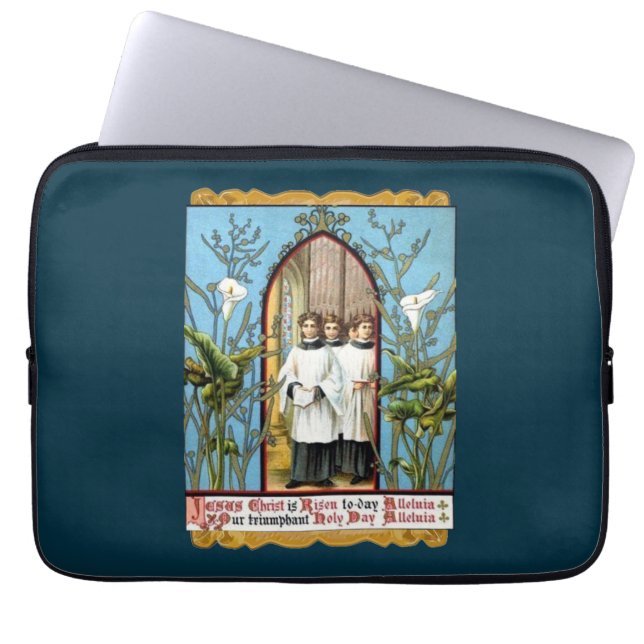 Triomfantieke Heilige Dag Laptop Sleeve (Voorkant)