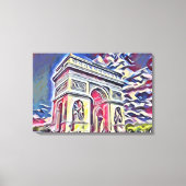 triomfboog canvas afdruk (Voorkant)