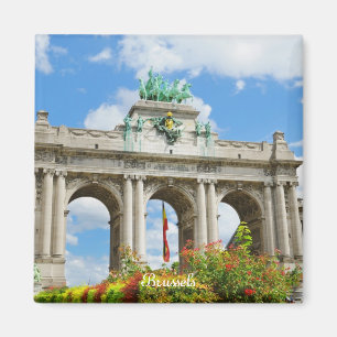Triomfboog in het Jubelpark in Brussel Magneet