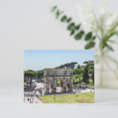 Triomfboog van Constantijn - Rome, Italië Briefkaart (Staand voorkant)