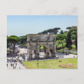 Triomfboog van Constantijn - Rome, Italië Briefkaart (Voorkant)
