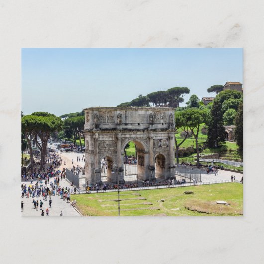 Triomfboog van Constantijn - Rome, Italië Briefkaart (Voorkant)