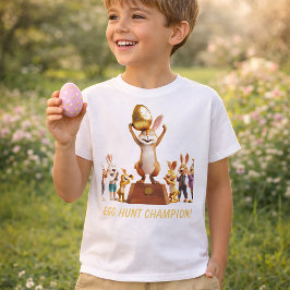 Triomferend Paaseierenjacht Kampioen T-shirt