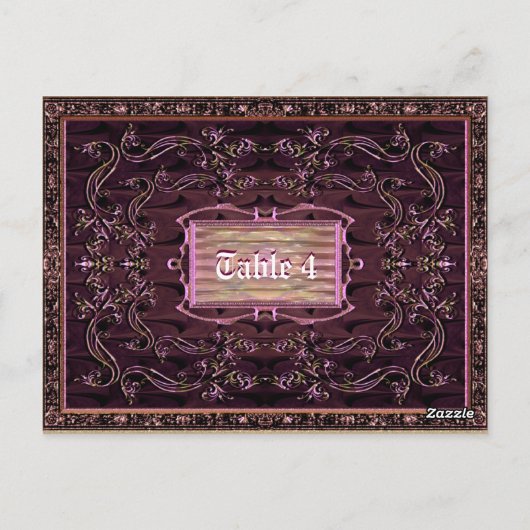 TriompheL Liza-tabelkaart Briefkaart (Achterkant)