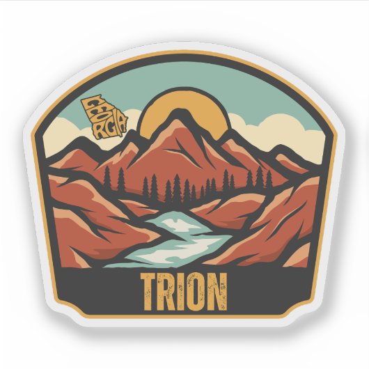 Trion, Georgia Sticker (Voorkant)