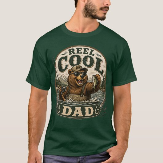 Triool Coole Papa Visser Beer Vintage T-shirt (Voorkant)