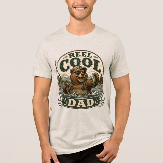 Triool Coole Papa Visser Beer Vintage T-shirt (Voorkant)