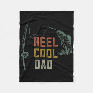 Triool Coole Vader Vis Shirts, Grappige Vaderdag F Fleece Deken