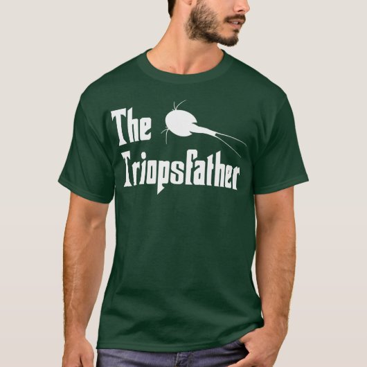 Triopsfather Zee Monkeys Dad Funny Gezegde Triops T-shirt (Voorkant)