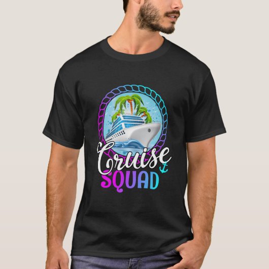 Trip 2023 Cruise Squad Vakantie Gone Cruising T-shirt (Voorkant)