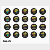 Trip Anyone Magic School Bus Kind Teacher Testdag Ronde Sticker (Vel)