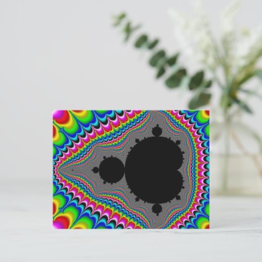 Trip - Fractal Briefkaart (Staand voorkant)