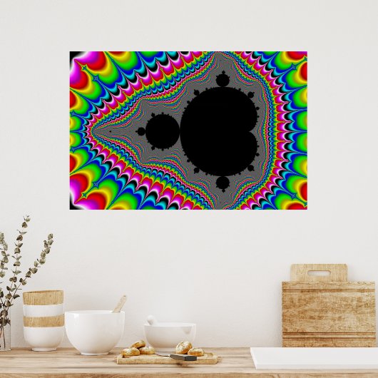 Trip - Fractal Poster (Keuken)