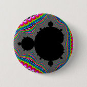 Trip - Fractal Ronde Button 5,7 Cm (Voorkant)
