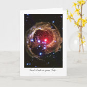 Trip Good Luck, Red Superreuze Star Monocerotis Kaart (Gele Bloem)