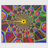Trip in Psychedelic 3d optische apparatuur Cadeaupapier (Vlak)