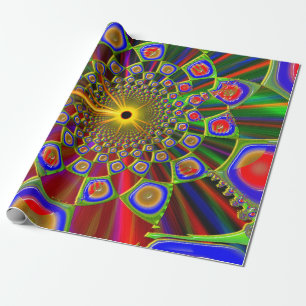 Trip in Psychedelic 3d optische apparatuur Cadeaupapier