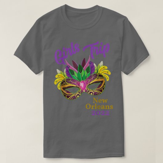 Trip Mardi Gras 2022 New Orleans Bachelorette Part T-shirt (Design voorkant)