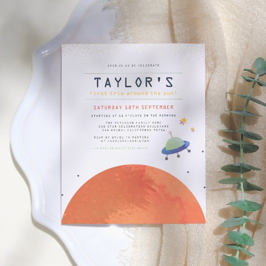 Trip om de zon | Budget Space Boy Birthday