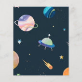 Trip om de zon | Budget Space Boy Birthday (Achterkant)