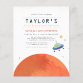 Trip om de zon | Budget Space Boy Birthday (Voorkant)