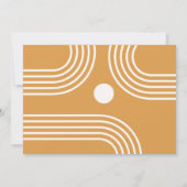 Trip om de zonuitnodiging | Boho Birthday Kaart (Achterkant)