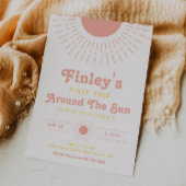 Trip om de zonuitnodiging | Boho Birthday Kaart