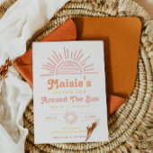 Trip om de zonuitnodiging | Boho Birthday Kaart