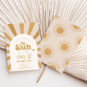 Trip om de zonuitnodiging | Girl Sun Invite Kaart