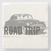 Trip op weg stenen onderzetter (Voorkant)