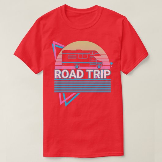 Trip op wegdek t-shirt (Design voorkant)