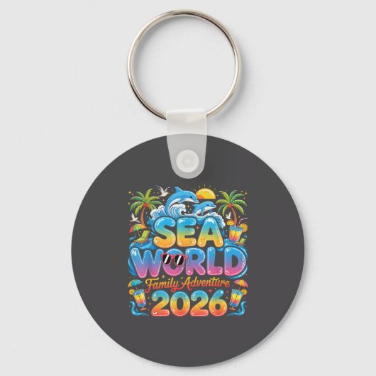 Trip Sea Family Tropical World Adventure 2026 Vaca Sleutelhanger (Voorkant)