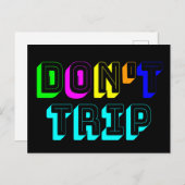 Trip Slang Neon niet Briefkaart (Voorkant / Achterkant)