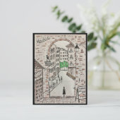 trip to Europe Briefkaart (Staand voorkant)