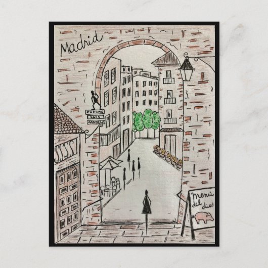 trip to Europe Briefkaart (Voorkant)