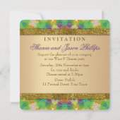 Trip-Trop Bright Tribe Dinerfeest Kaart (Achterkant)