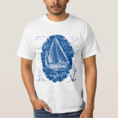 Trip uw schip op uw leven t-shirt (Voorkant)