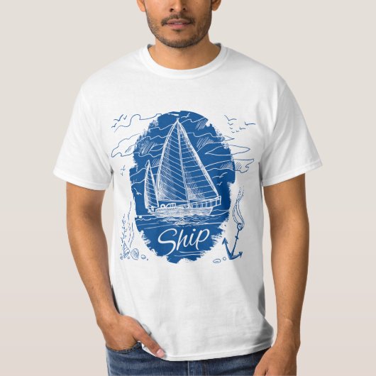 Trip uw schip op uw leven t-shirt (Voorkant)