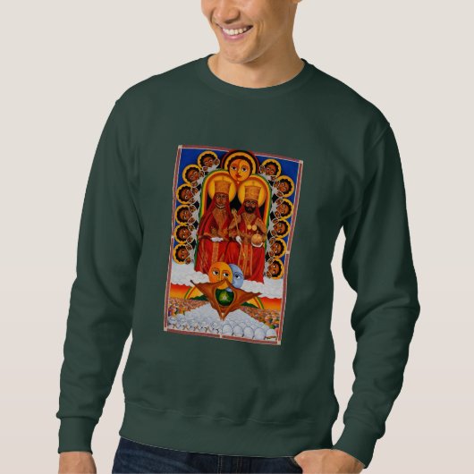Trip van Judah Selassie Rasta Leeuw Roots Trui (Voorkant)
