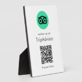 Tripadviseur-Reviewen | QR-code zakelijke Review Fotoplaat (Zijkant)