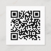 Tripadviseur-Reviewen | QR-code zakelijke Review Vierkante Visitekaartje (Achterkant)