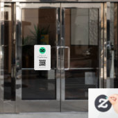 Tripadvisor Recensies | Zakelijke beoordeling QR-c Raamsticker (Kantoordeur)