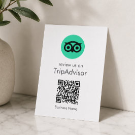 Tripadvisor Recensies | Zakelijke beoordelings QR- Informatiekaartje