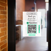 TripAdvisor Recensies | Zakelijke beoordelingslink Raamsticker