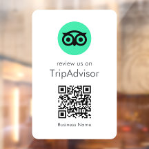 Tripadvisor Recensies | Zakelijke Review QR Code