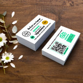 TripAdvisor Review Kaart aanvragen met QR-code Contactkaartje