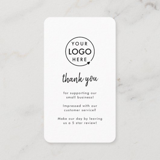 TripAdvisor-Reviewen | Business Review Link QR Cod Visitekaartje (Achterkant)