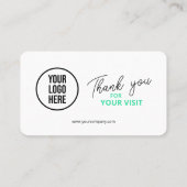 TripAdvisor Reviewen QR Code Business Review Link Visitekaartje (Achterkant)