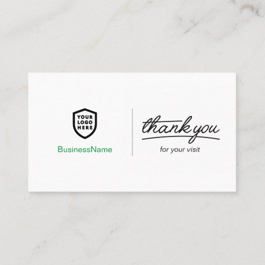 Tripadvisor Reviewen | Zakelijke QR-code Bedankt Visitekaartje (Achterkant)