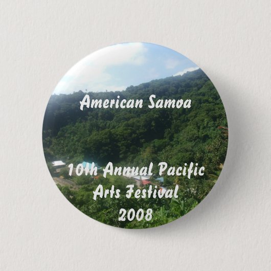 triparoundtown 100, American Samoa10th Annual P... Ronde Button 5,7 Cm (Voorkant)